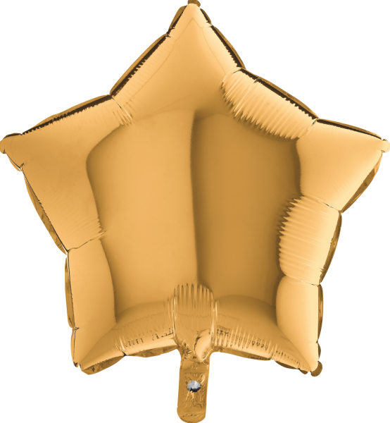 Folienballon - Stern Gold - ø 45cm